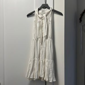 MCGUIRE White Eyelet Embroidered Dress NWT Small